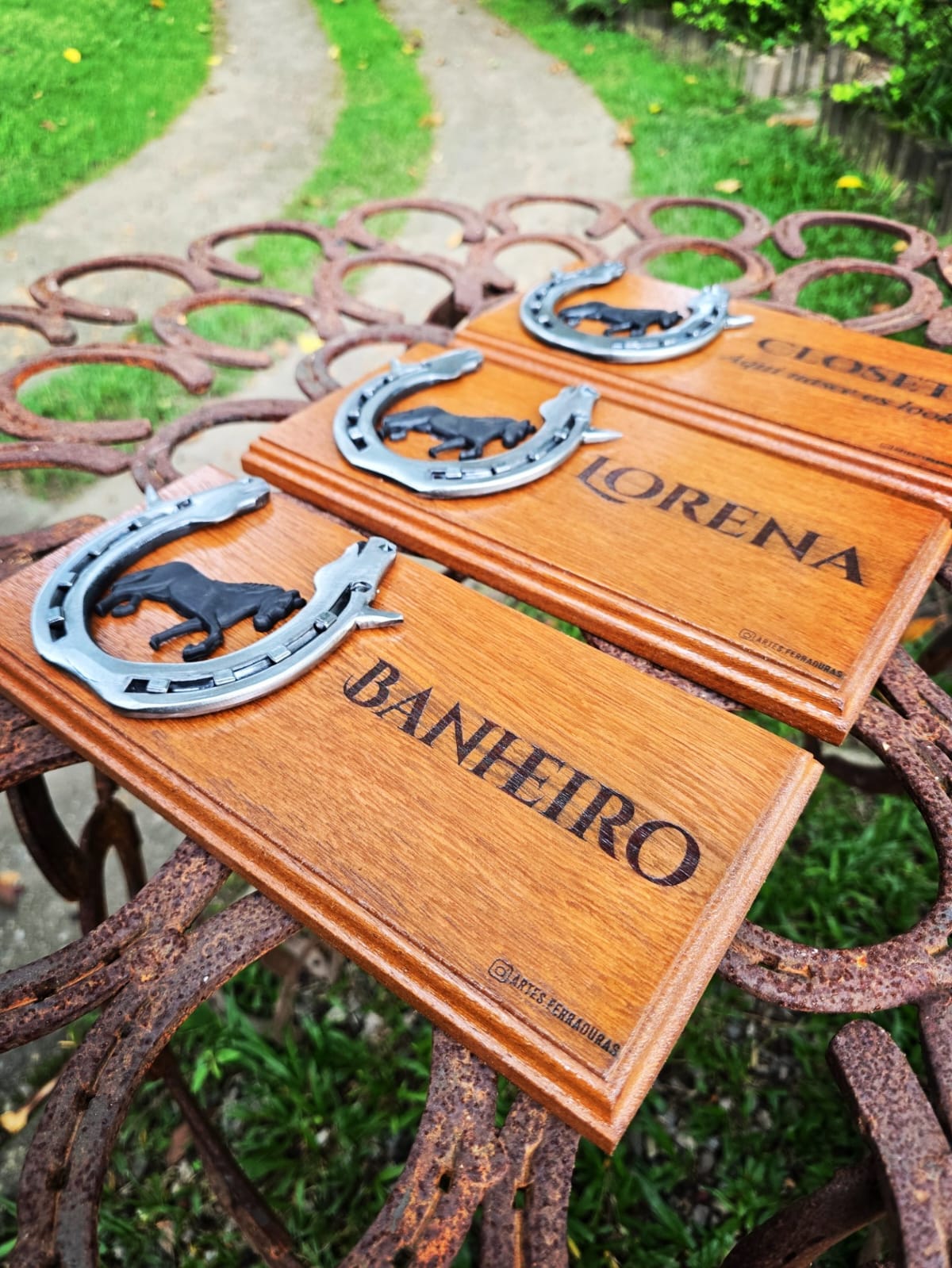 Placa Personalizada Cavalo