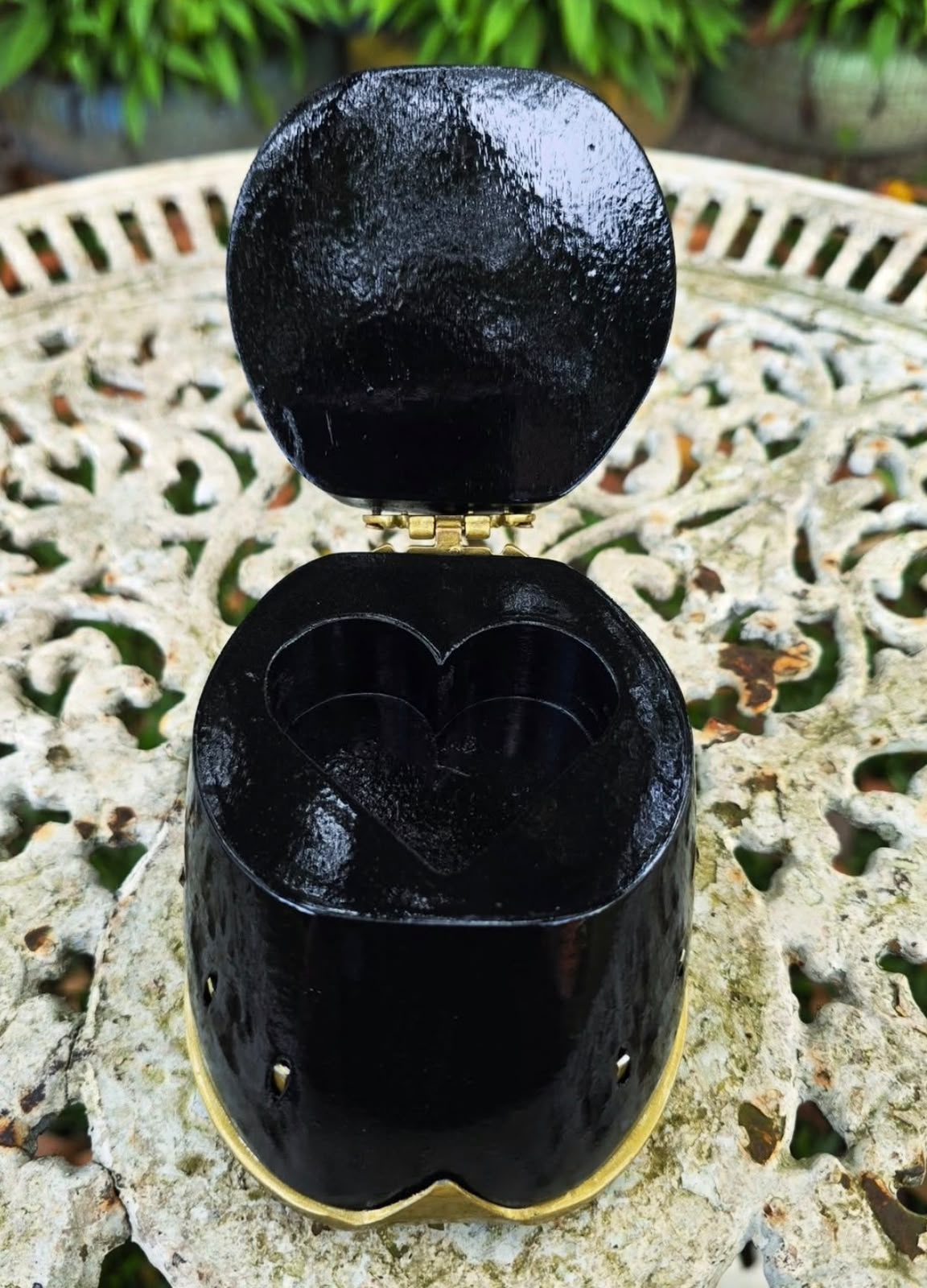 Casco Porta Joias Preto
